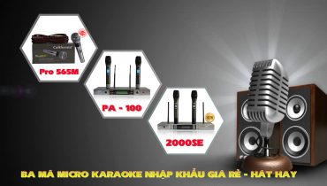 Micro hát karaoke hãng nào đang tốt nhất trên thị trường hiện nay
