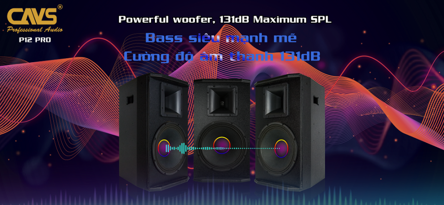 Loa Full CAVS P12 Pro bass 30