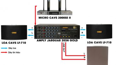 Amply Jarguar PA-203N Gold (AF) ghép với loa karaoke nào hay nhất