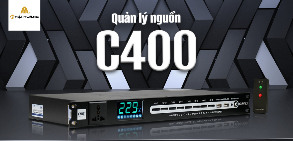 Quản lý nguồn CAVS C400 có điều khiển từ xa bật tắt và thêm 2 cổng sạc nhanh 65W cho smartphone. Hiệu quả như thế nào?