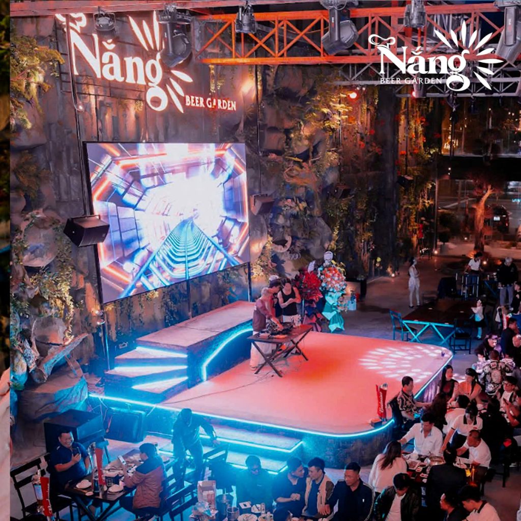 NHẬT HOÀNG PHÂN PHỐI HỆ THỐNG ÂM THANH TẠI NẮNG BEER GARDEN