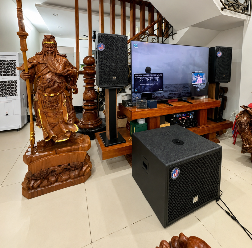 NHẬT HOÀNG AUDIO HOÀN THIỆN DÀN ÂM THANH GIA ĐÌNH MỚI TẠI HÓC MÔN